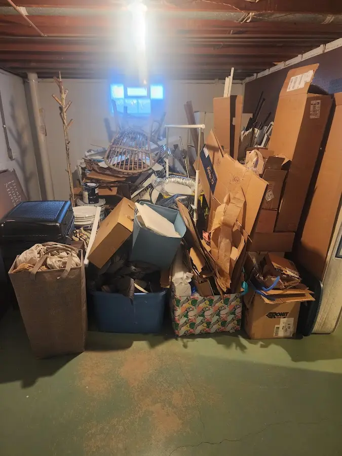 Roll-off dumpster container at job site for Yard Waste Dumpster Rental in Madera